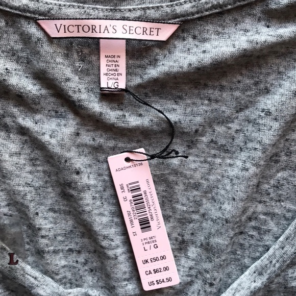 Victoria's Secret Pajama Top Dreamer Henley large - Picture 3 of 6